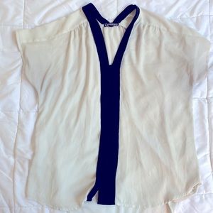 Express White & Black shirt